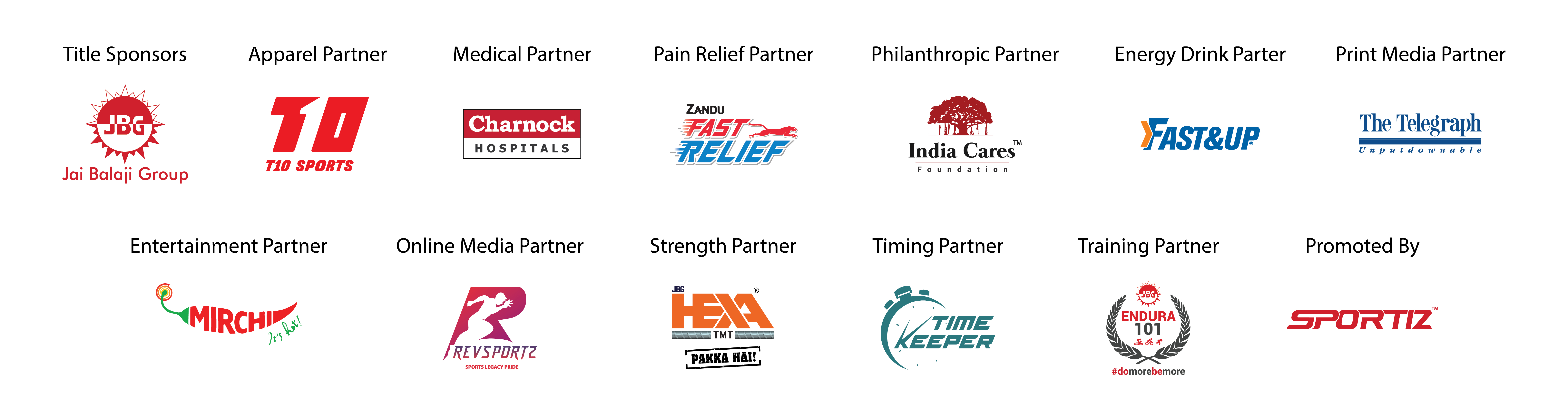 JBG Kolkata World 10k Event Sponsor